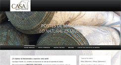 Desktop Screenshot of postesdemadera.com